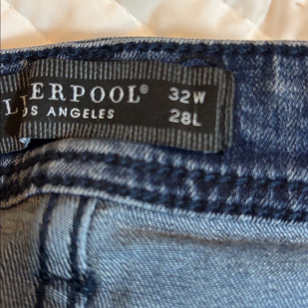Liverpool Dark Blue Denim Jeans - Picture 7 of 7